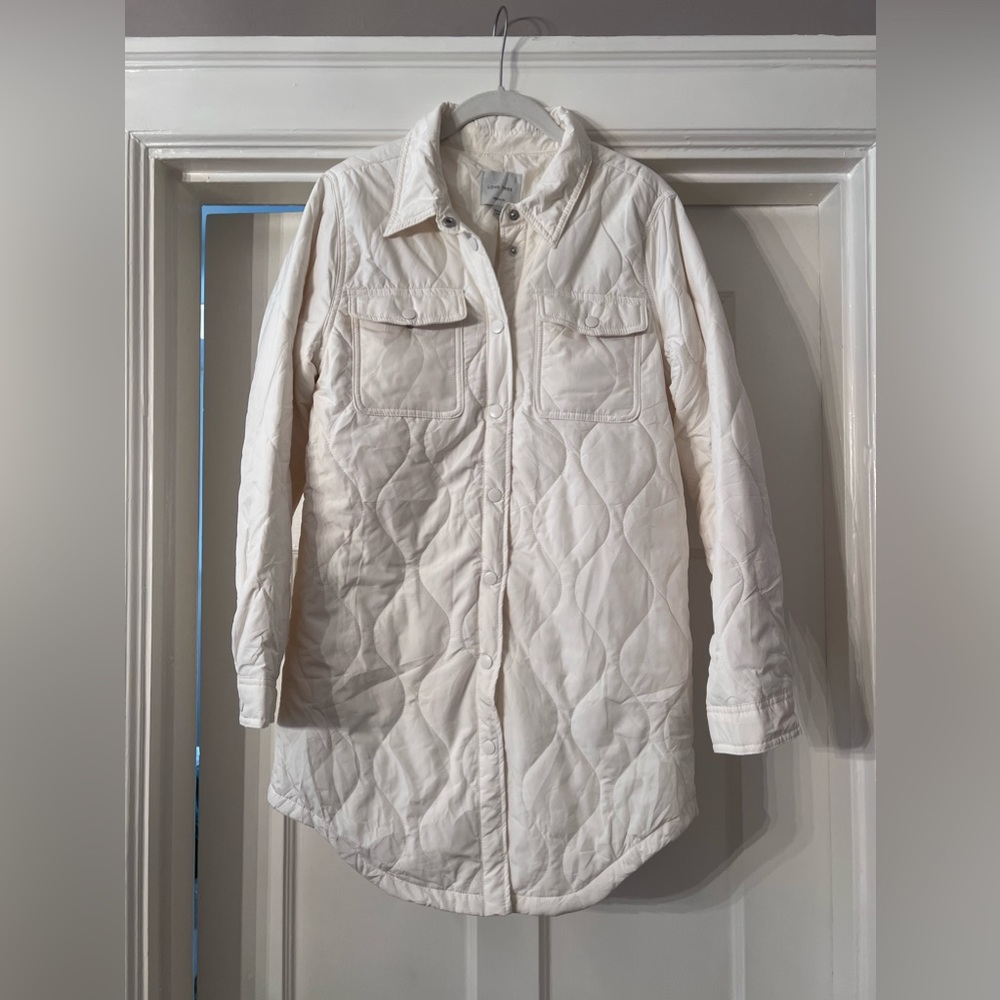 Love Tree Quilted Shacket